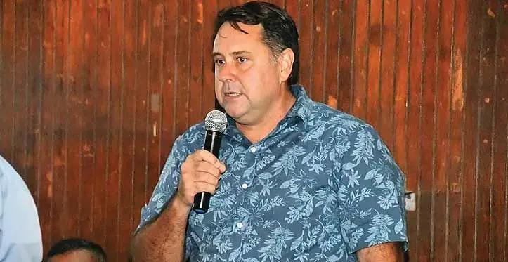 McDonald’s Fiji managing director Marc McElrath at the Nadi Civic Centre. Photo: Ministry of Information