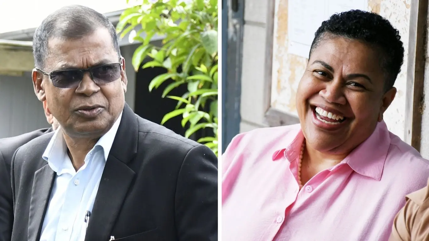  former Deputy Prime Minister Biman Prasad and senior lawyer Tanya Waqanika