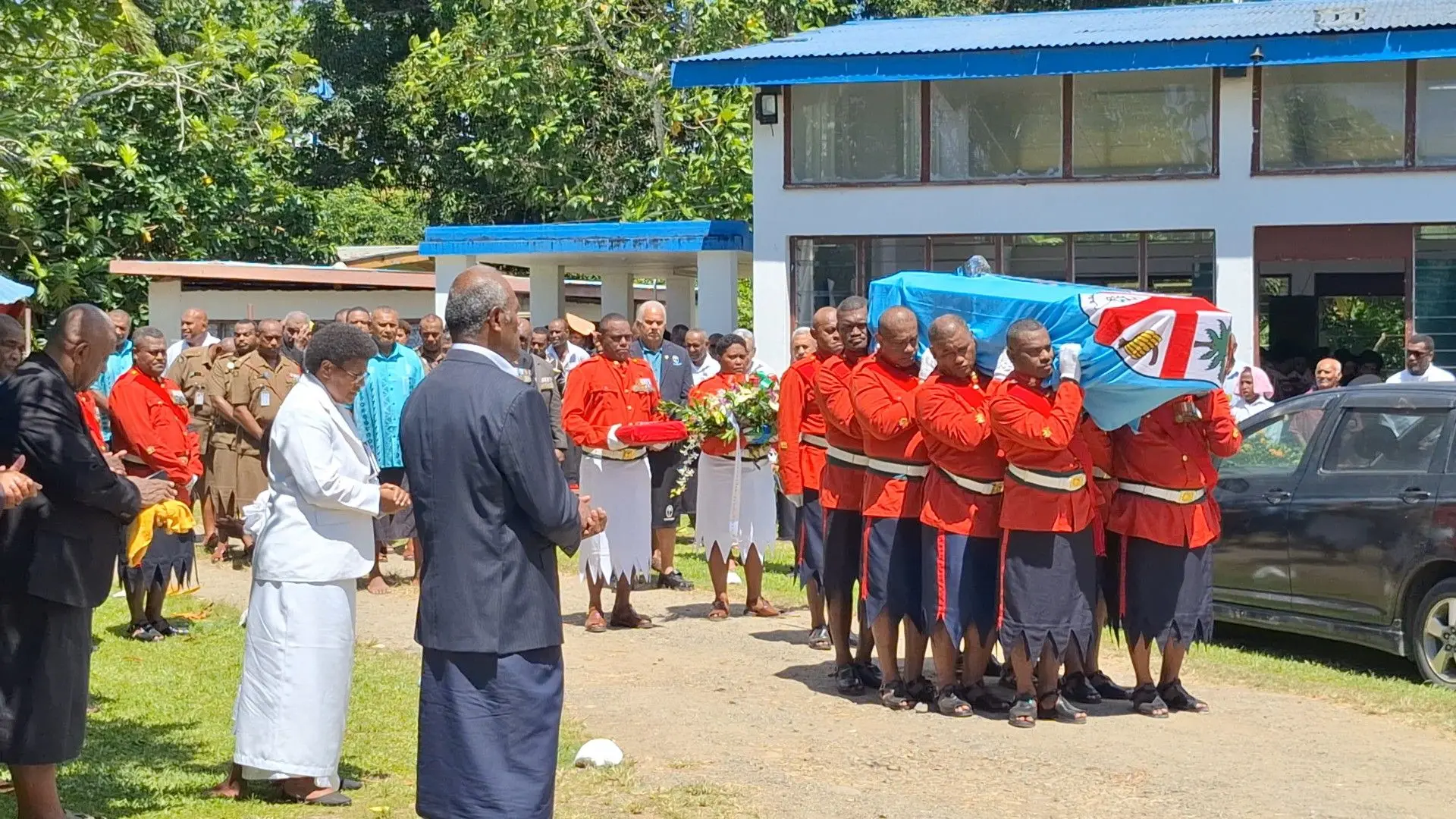 Nation farewells double international Alivereti Dere with military honours