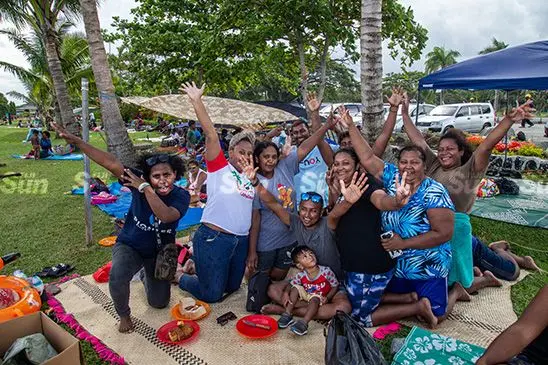Families celebrating Boxing Day at My Suva Park on December 26, 2022. Photo- Leon Lord 