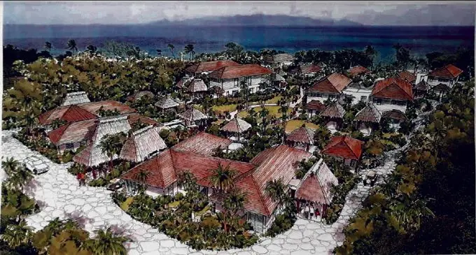 Artist’s impression of how the new Auberge Beach Villas will look once complete. 