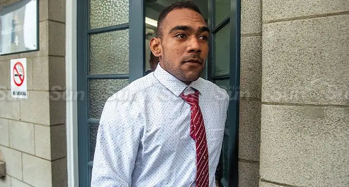 Ledua Vakaloloma outside the Suva Magistrate’s Court on May 6, 2024. Photo: Leon Lord