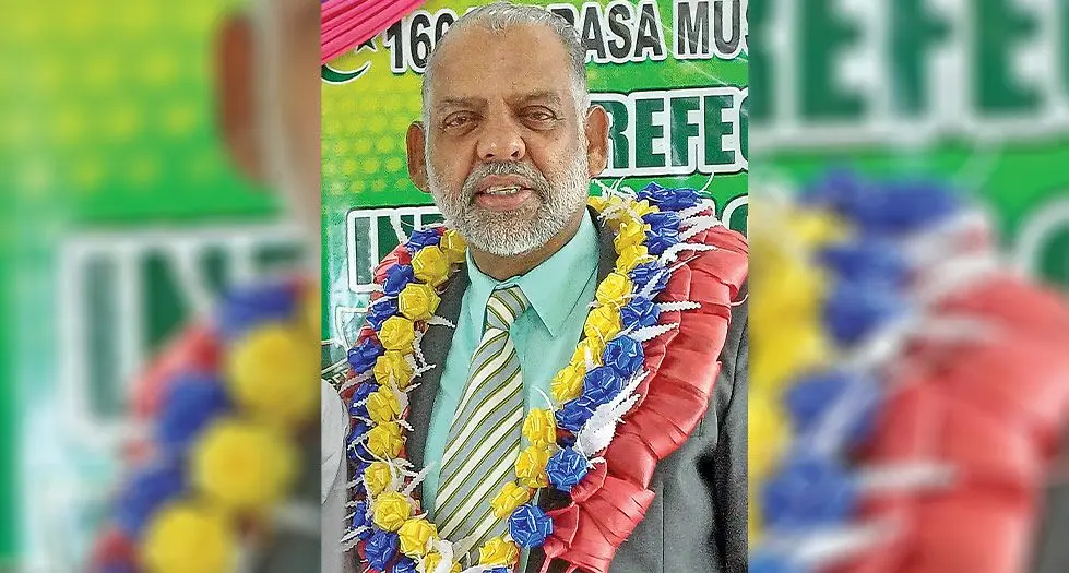 Minister of Employment, Productivity and Industrial Relations Agni Deo Singh in Labasa on February 22, 2024.  Photo: Shratika Naidu