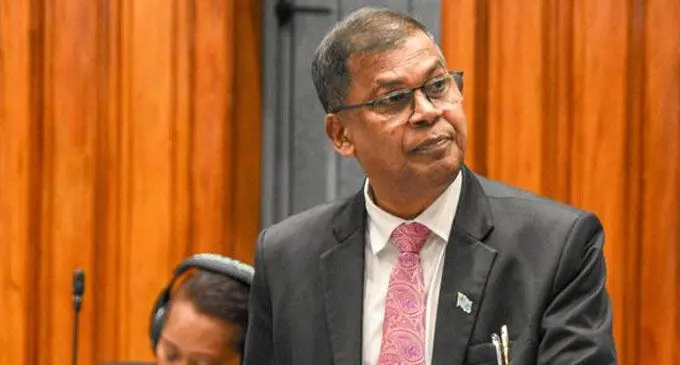Deputy Prime Minister and Minister for Finance, Strategic Development and National Planning and Statistics, Honourable Professor Biman Prasad. Photo: Fiji Govt