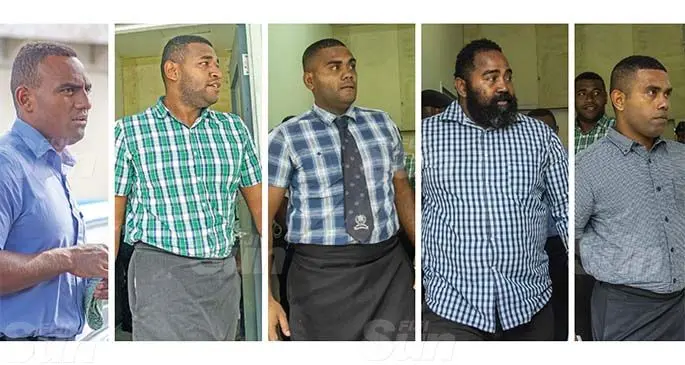 Apisalome Vesikula, Orisi Tukana, Rusiate Tuga Ralase, Samuela Antonio and Simione Basulu. Photos: Leon Lord.