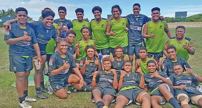 Kadavu women’s rugby team.
