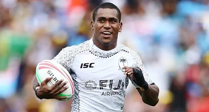 Fiji Airways Fijian 7s rep Aminiasi Tuimaba.