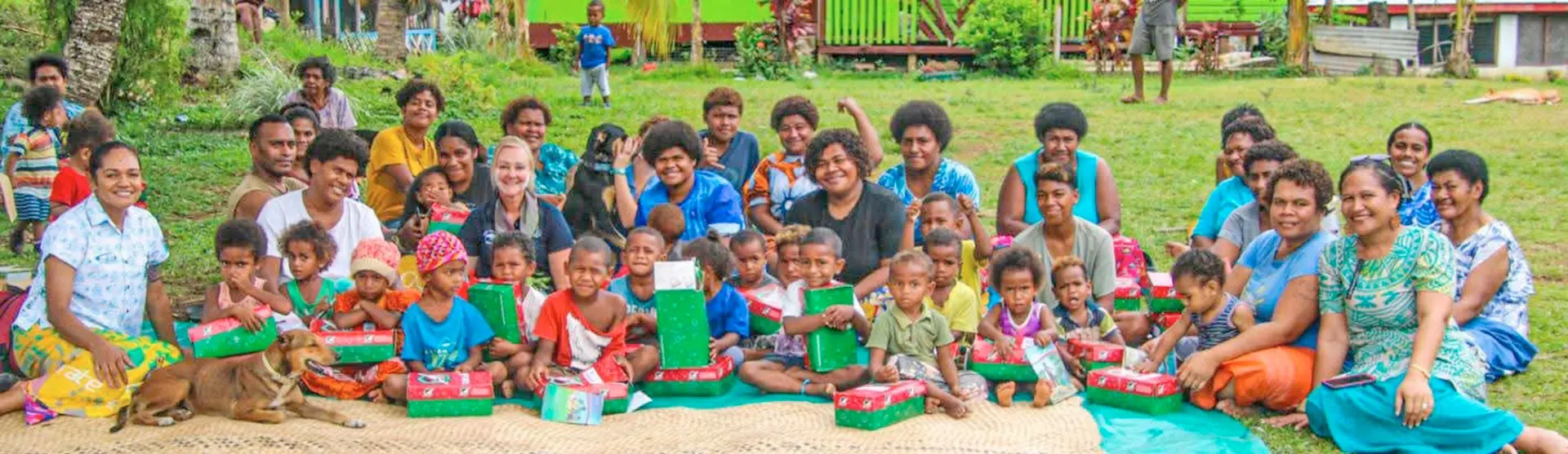 Happy children of Navaga Village.
