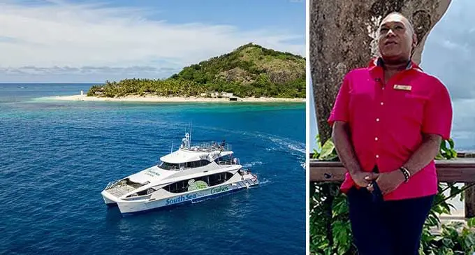 South Sea Cruises in the Mamanucas. Photos: South Sea Cruises/ (R) Noa Nodrakoro.