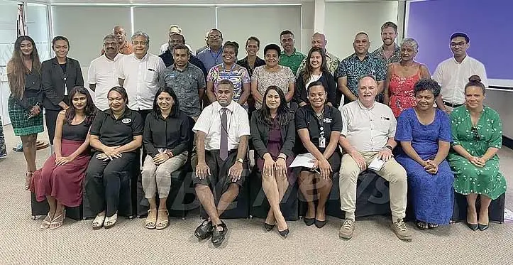 Members of the Fiji Media Industry and stakeholders at the Media Industry Development Act consultations held at the Suvavou House in Suva on March 23, 2023.