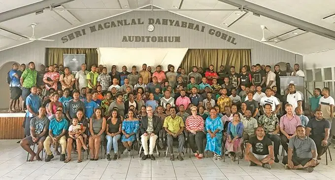 The Fijian contingent leaving the country today to work in the meat and hospitality industries in Australia under Australia’s Pacific Labour Scheme. Photo: Inoke Rabonu