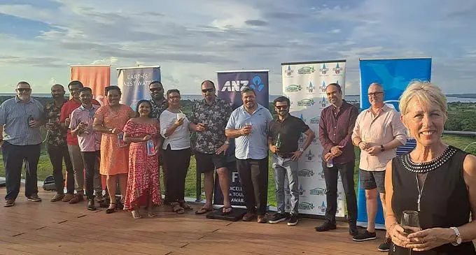 FETA Chair Debra Sadranu (right) with stakeholders at Nalagi hotel. Photo: Waisea Nasokia
