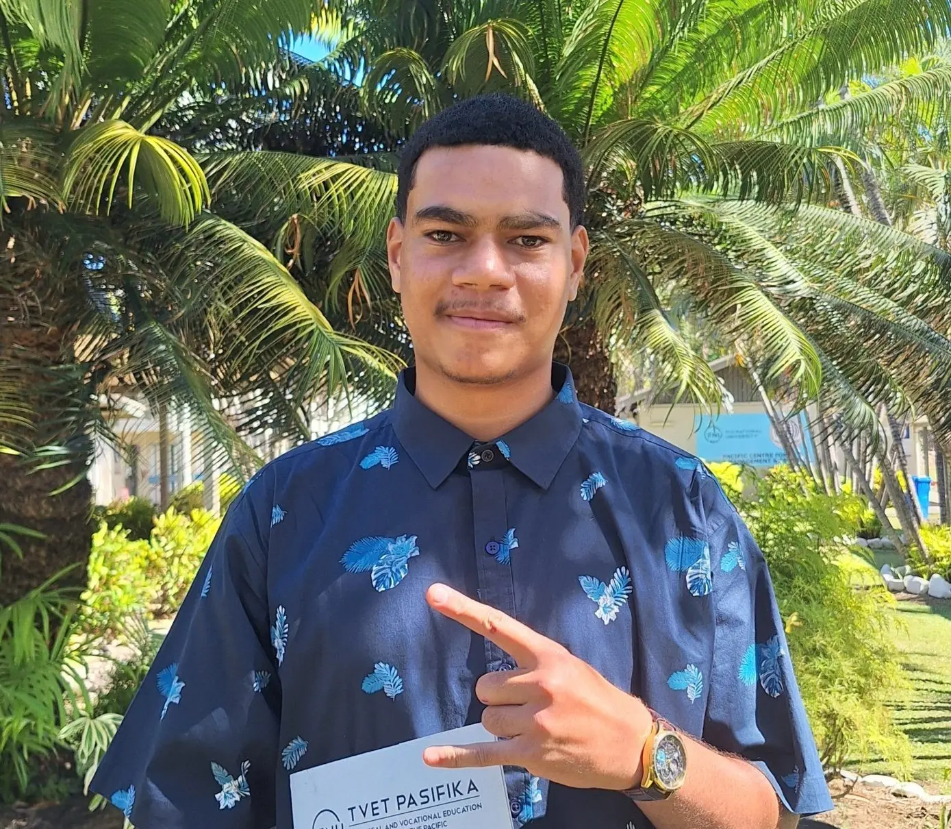 FNU graduate Jerome Joseph Toroca.