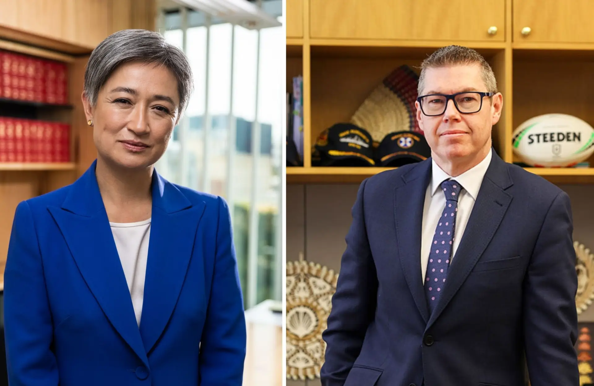 Australian Foreign Minister Penny Wong (left) and Pacific Islands Affairs Minister Pat Conroy.
