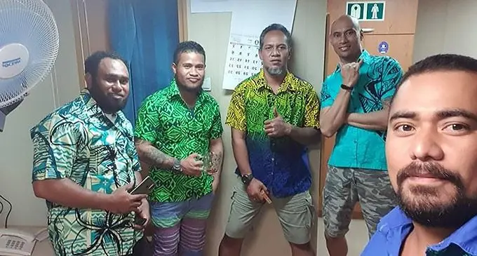 Local seafarers onboard a commercial vessel
