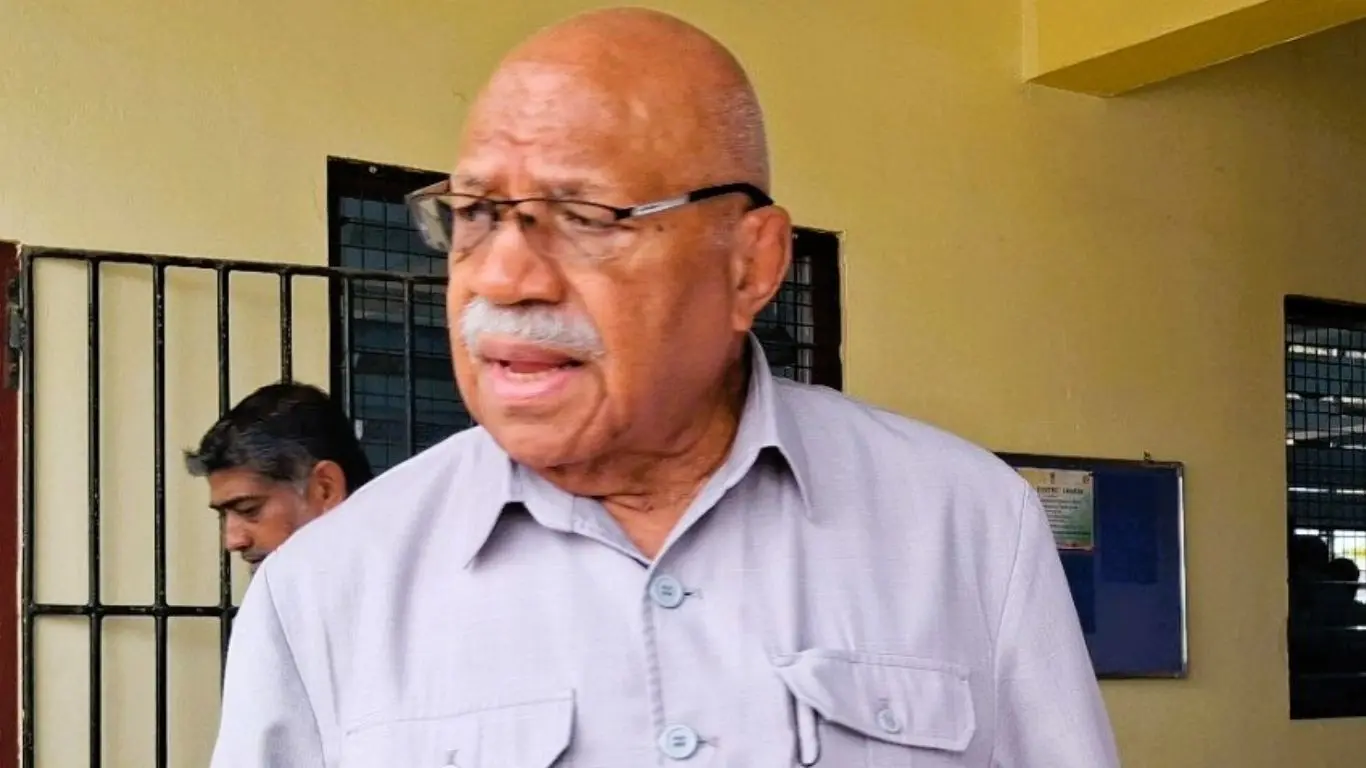 Prime Minister Sitiveni Rabuka at Vanua Levu Arya Samaj Hall at Namara, Labasa on August 6, 2026.