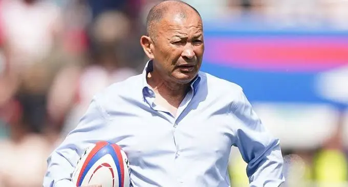 Eddie Jones watched on at Twickenham as his England side were destroyed by a 14-man Barbarians team. Photo: Sky Sports