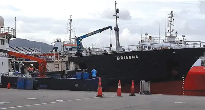 MV Brianna berthed at Port Mua-i-Walu on May 20, 2019. Photo: Wati Talebula
