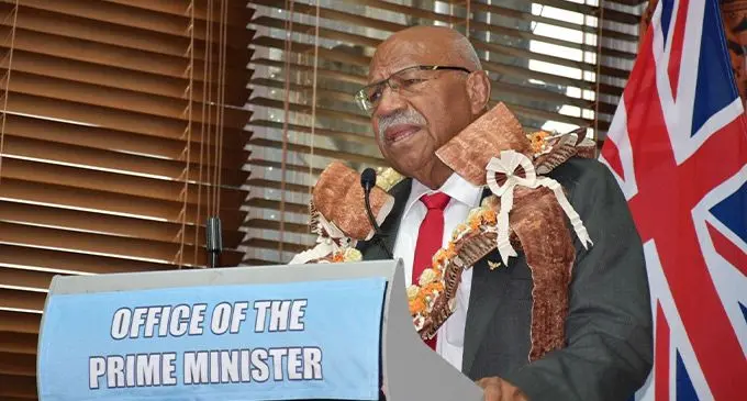 Prime Minister Sitiveni Rabuka.