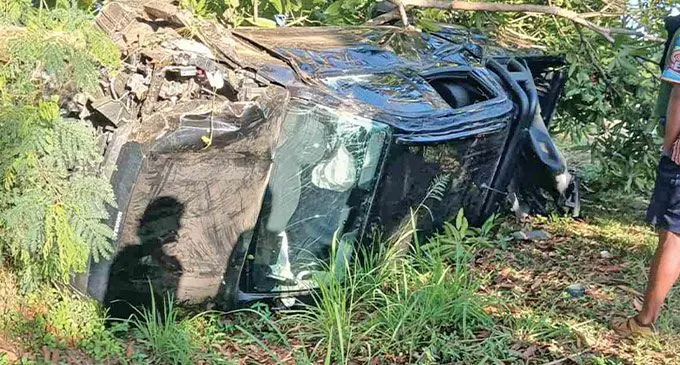 The scene of the accident at Wailoaloa, Nadi on August 4,2024.