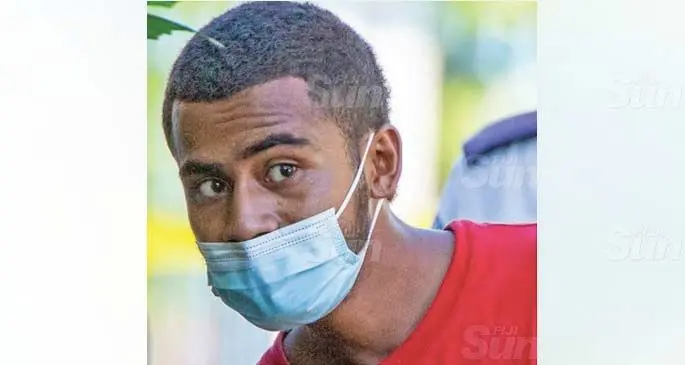 Akuila Tawakilai outside the Magistrates Court in Suva on May 17, 2021. Photo: Leon Lord