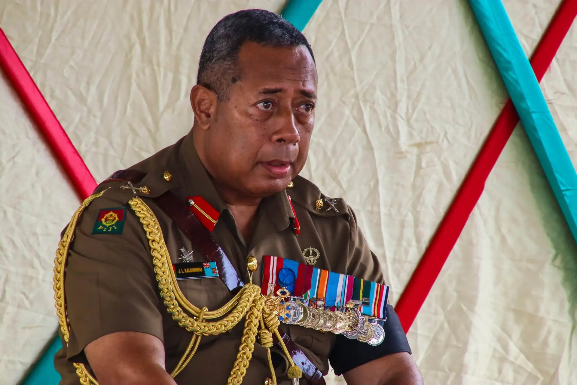 Republic of Fiji Military Forces Commander Major-General Ro Jone Kalouniwai