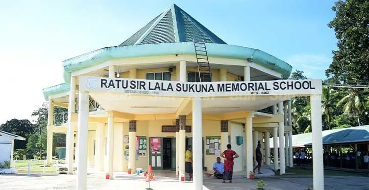 Ratu Sir Lala Sukuna Memorial School students and teachers prepare for Ratu Sukuna Day on May 23, 2023. Photo: Ronald Kumar