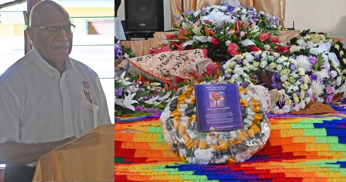 Delivering the Government’s eulogy, Mr Rabuka remembered Mr Kuridrani as an honest man whose humility followed him throughout his career.