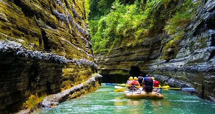 Rivers Fiji offer river rafting rafting on the upper Navua Gorge.