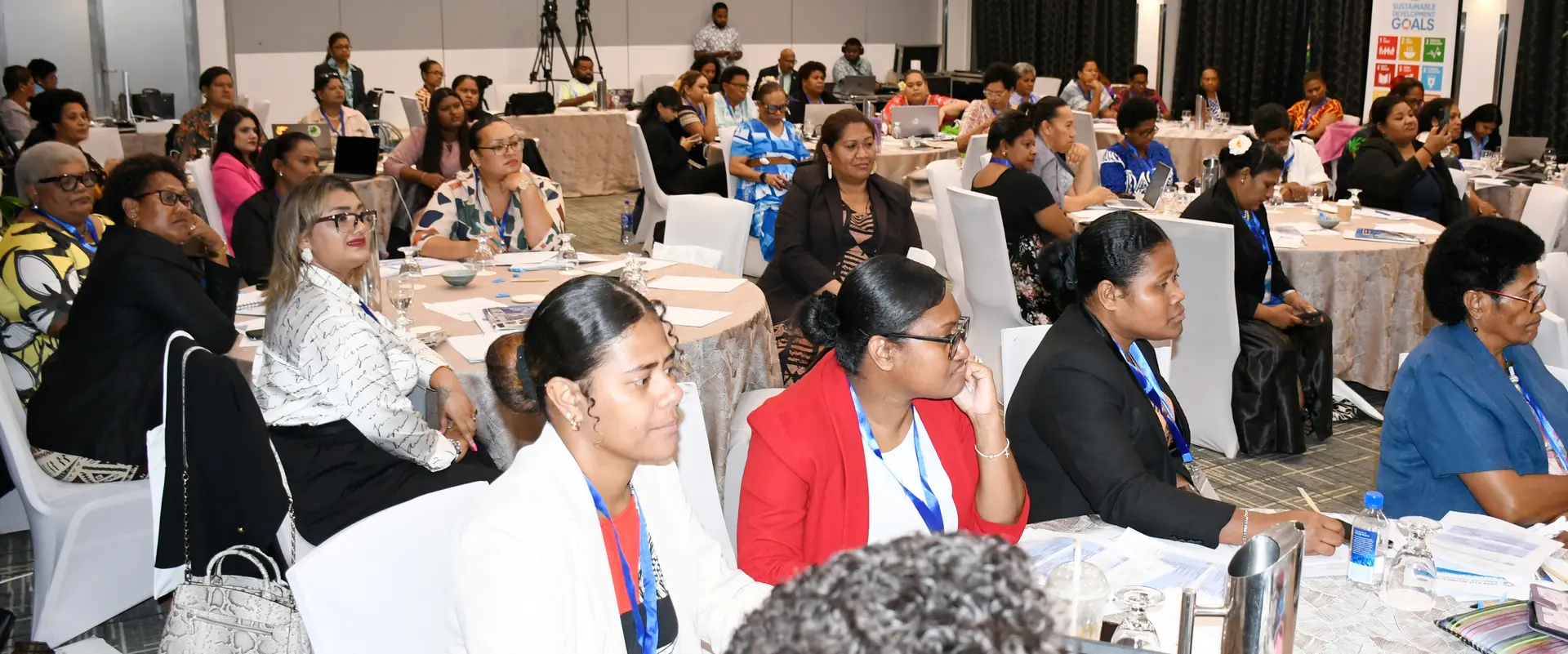 Participants during the Fiji Women's practice parliament at Holiday Inn on October 20, 2026.