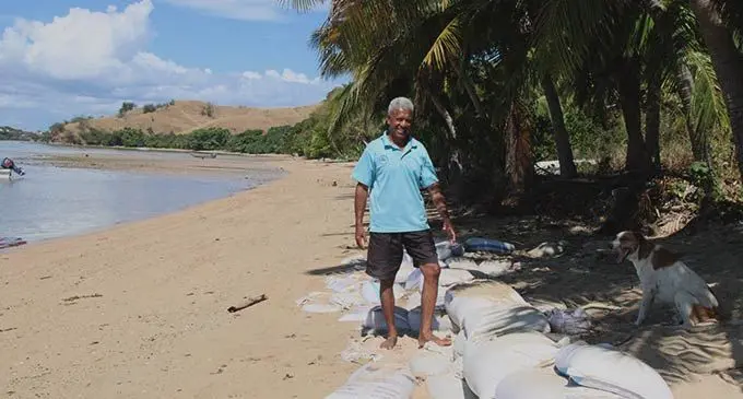 Maika Nasilasila at his homefront in Solevu Village, Malolo. Photo: Kelera Sovasiga-Tuisawau