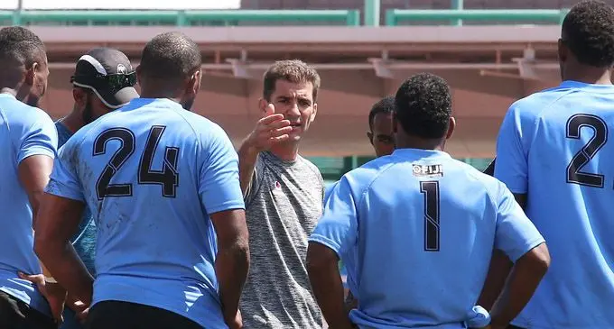 Fiji Airways Fijian 7s head coach Gareth Baber