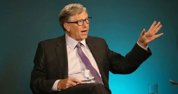 Bill Gates, co-chair of the Bill & Melinda Gates Foundation, receives an exclusive interview with Xinhua in Seattle, the United States, on Nov. 13, 2019. (Xinhua/Qin Lang)