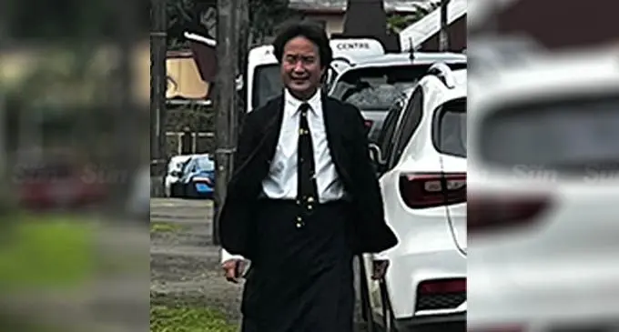 Hiroshi Taniguchi outside the National Federation Party office on August 12, 2022.  Photo: Wati Talebula-Nuku