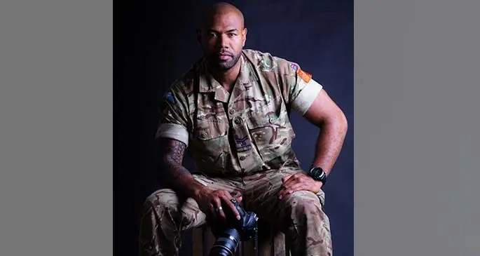 Corporal Nacanieli Tanuku. Award-winning photographer.