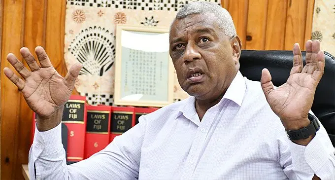 Minister for Defence and Veteran Affairs Pio Tikoduadua.