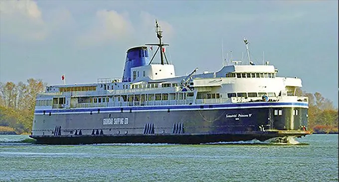 A Goundar Shipping Limited vessel.