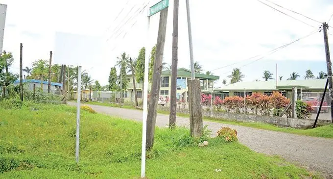 The road that leads to Nanuku informal settlement in Vatuwaqa next to the Fiji School for the Blind. Photo: Ronald Kumar