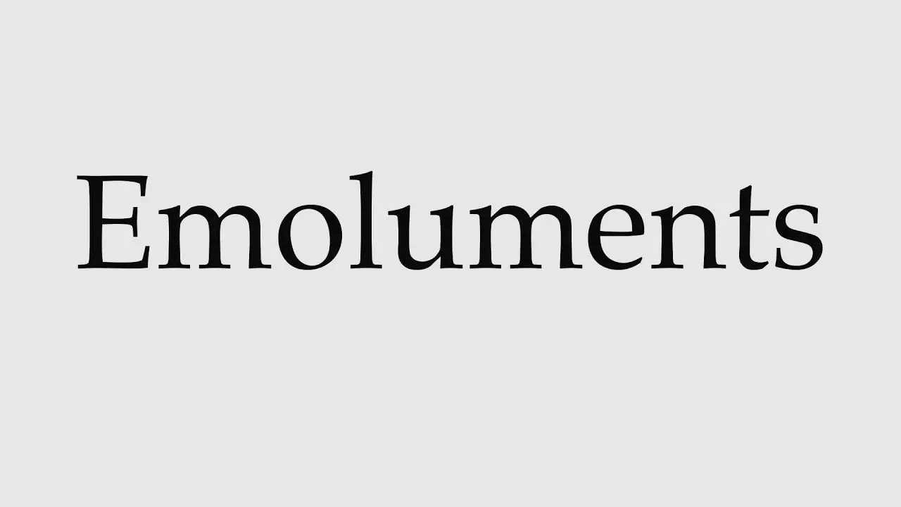 emoluments