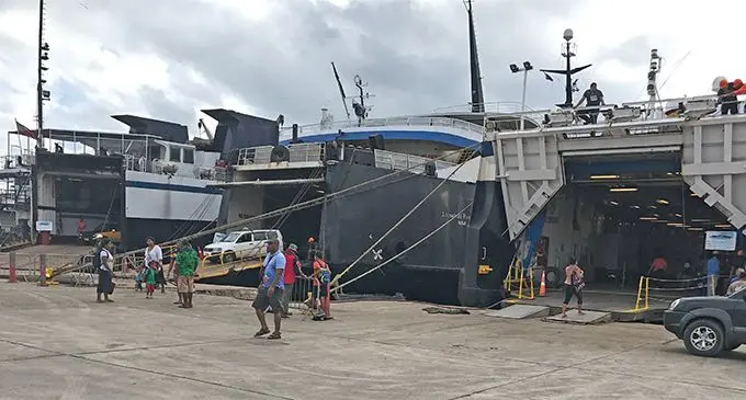 Lomaiviti Princess vessels at Port Mua-i-Walu, Suva.