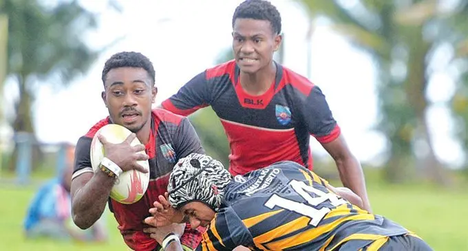 St Bedes College of Savusavu on attack against Sacred Heart College in the Under-19 clash at Syva Grammar School ground on July 20, 2019. Photo: Ronald Kumar
