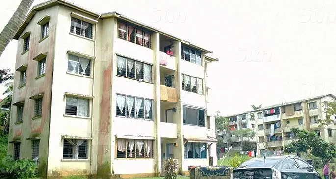Housing barracks in Vesida, Nasinu. Photo: Ronald Kumar