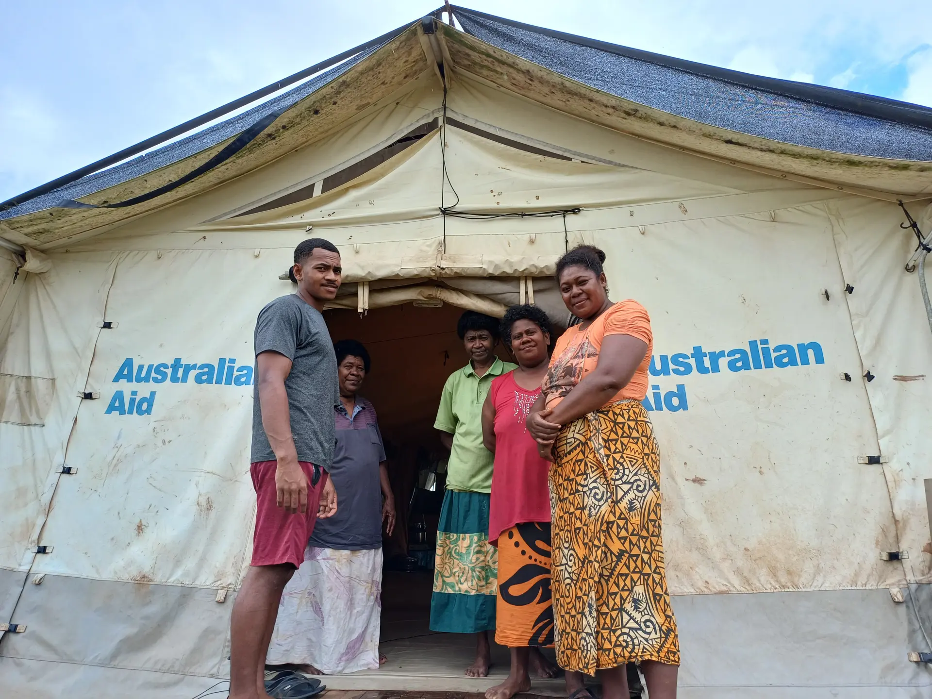 Nabavatu relocation, DPO, Commissioner Northern's Office, tents, living conditions