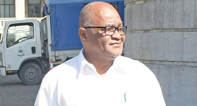 Niko Nawaikula outside the High Court on May 3, 2022.  Photo: Ronald Kumar