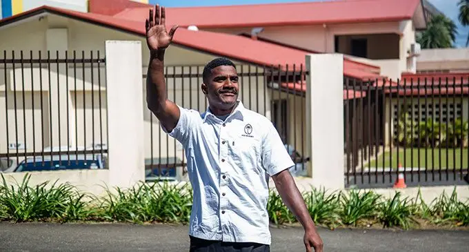 Fiji Airways Fijian sevens halfback Filipo Bukayaro has been selected for the Los Angeles 7s this weekend. Photo: Leon Lord.