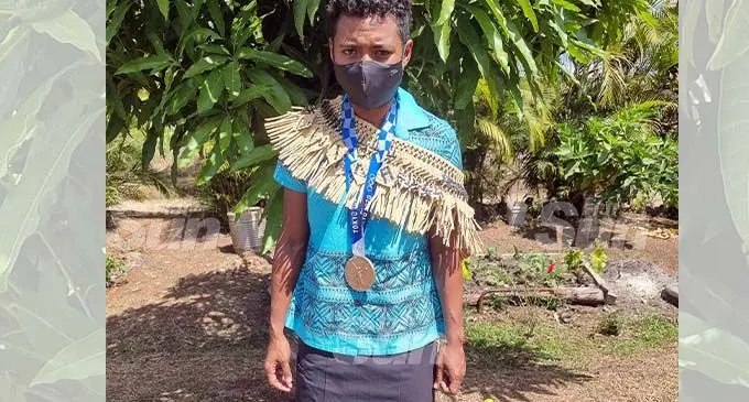 Tokyo 2020 Olympic Games bronze medallist, Viniana Riwai, at her home in Nasekula, Labasa on August 30, 2021. Photo: Sampras Anand