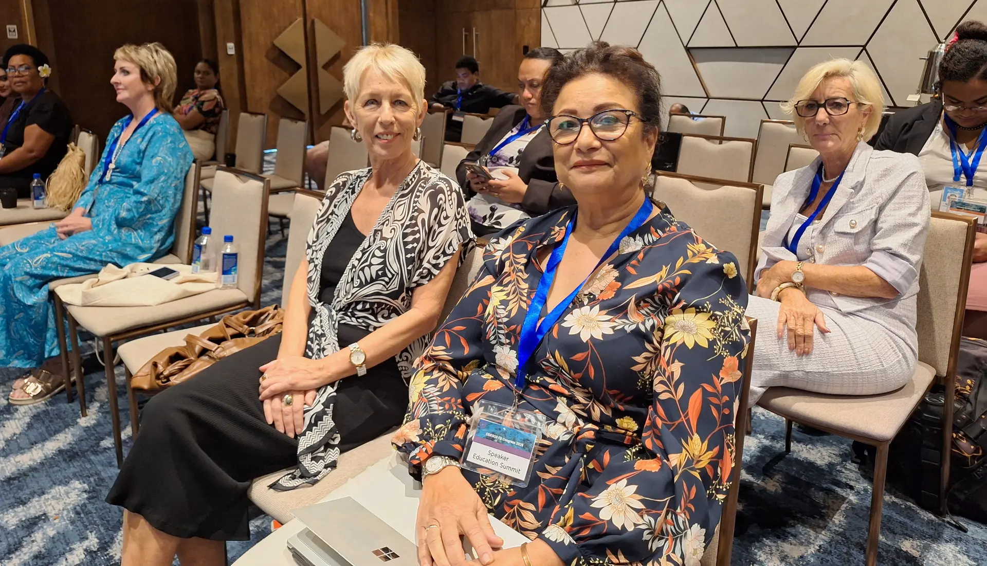 Nama Fiji Director Debra Sadranu and FHTA CEO Fantasha Lockington. PHoto: WAISEA NASOKIA.