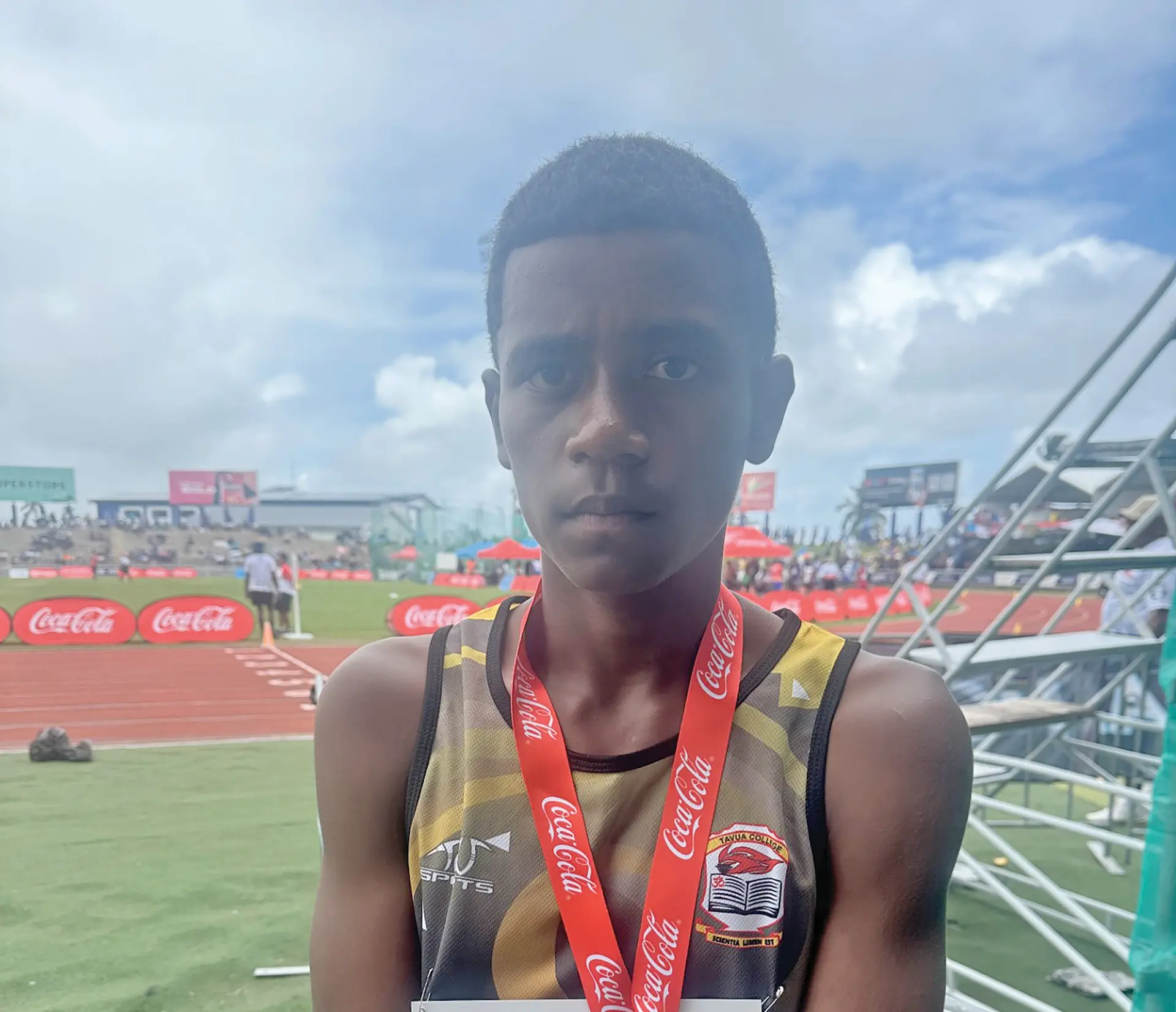 Tavua College’s Joni Tabuya.