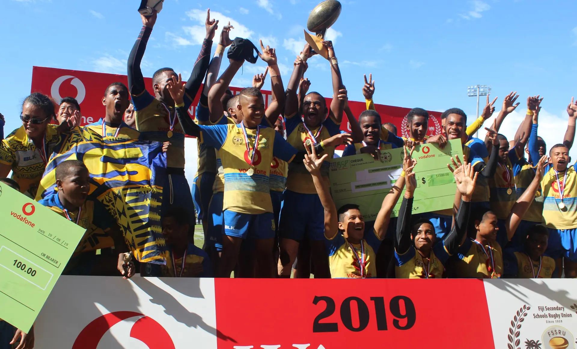 Winners of the Under 14 grade, Suva Grammar School!