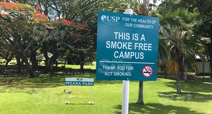 The University of the South Pacific has announced it is now a smoke-free university.